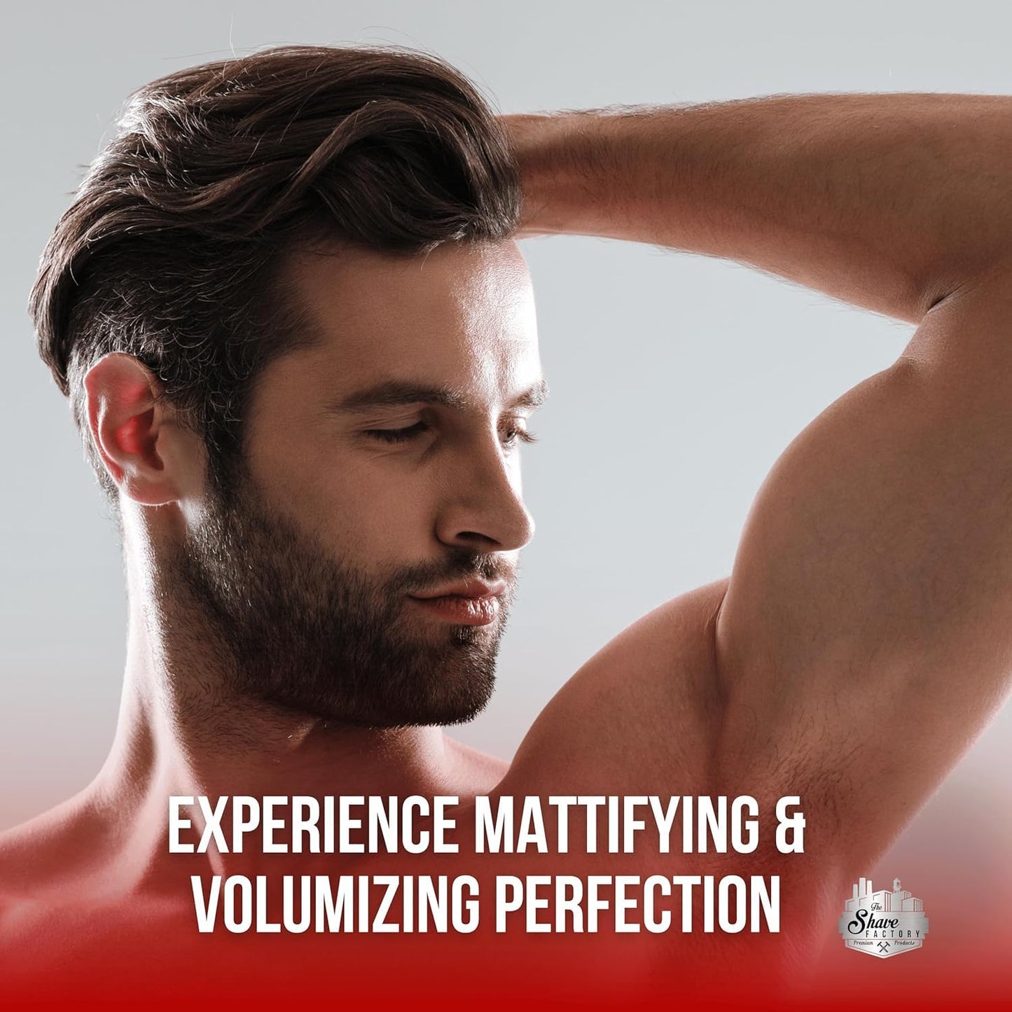 the shave factory Sandalwood Hair Styling Powder (30g) - Powder Wax, Styling Powder, Mattifying and Voluminous Powder with Maximum Control