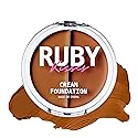 Ruby Kisses 3D Face Creator Cream Foundation & Concealer, 12 Hours Long Lasting, Medium to Full Coverage, Non-Greasy, Ideal for Makeup & Contour