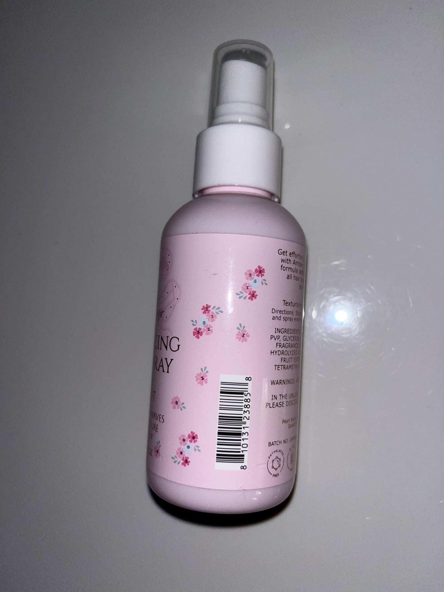 Amber Glow Texturizing Wave Spray, Creamy Coconut, Creates Beachy Waves, Enhances Texture & Builds Body, 3.38 fl oz