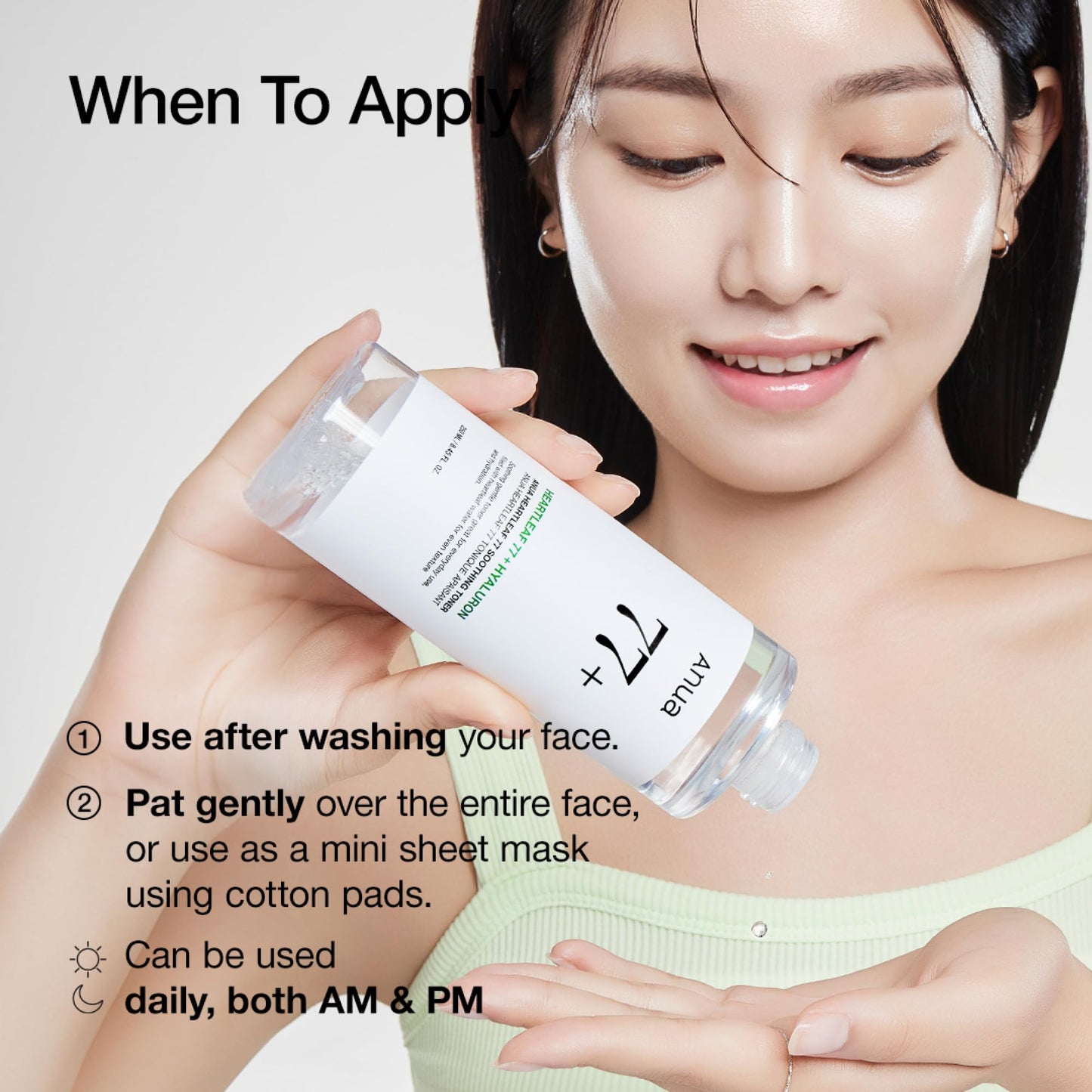 Anua Heartleaf 77 Soothing Toner, Moisturizing & Calming Facial Toner for Glass Skin, Hyaluronic Acid, Lightweight Hydration for Sensitive Skin Beauty and Personal Care ANUA