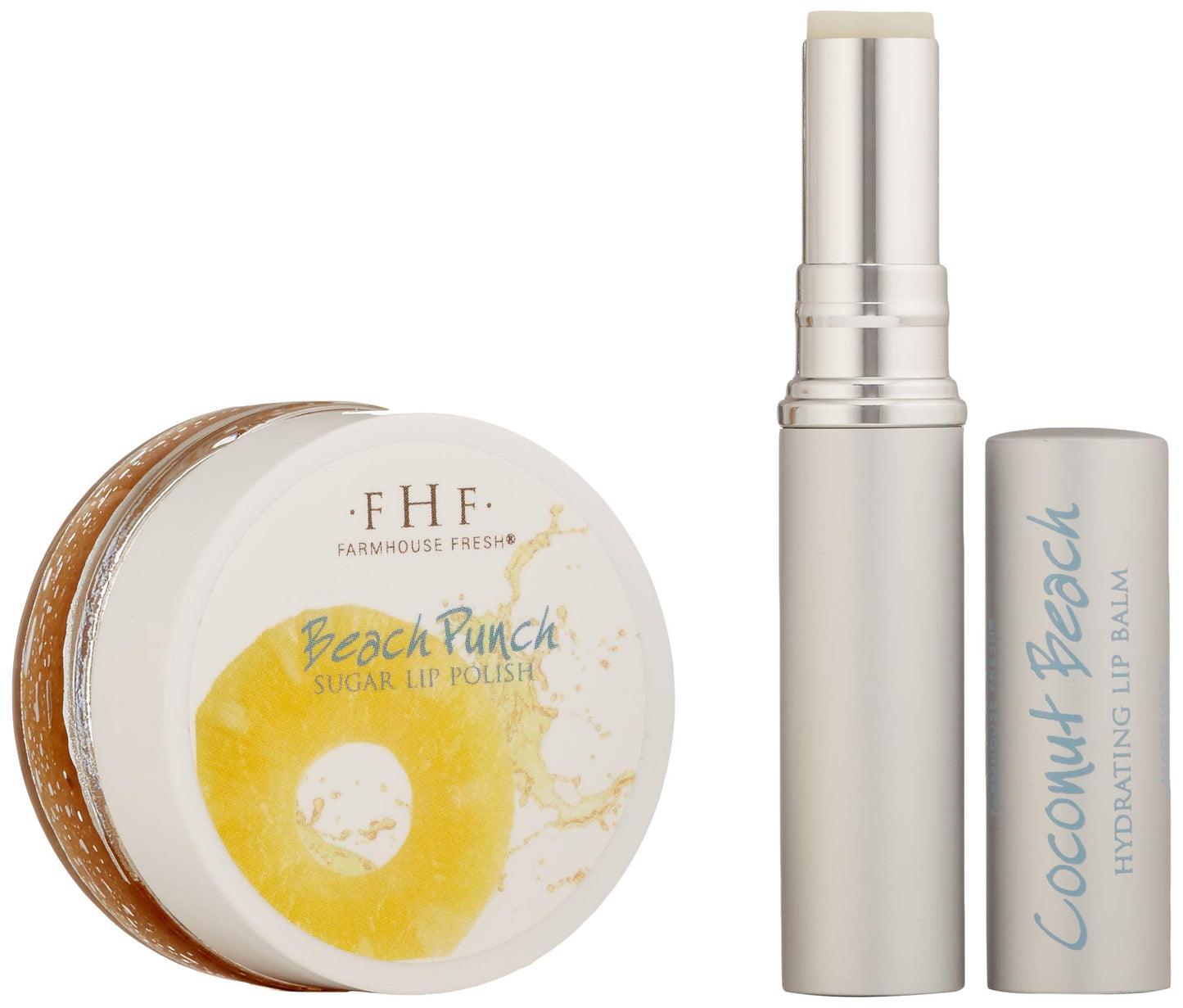 FarmHouse Fresh Beach Lip Basket, Coconut Pineapple, 2 Count