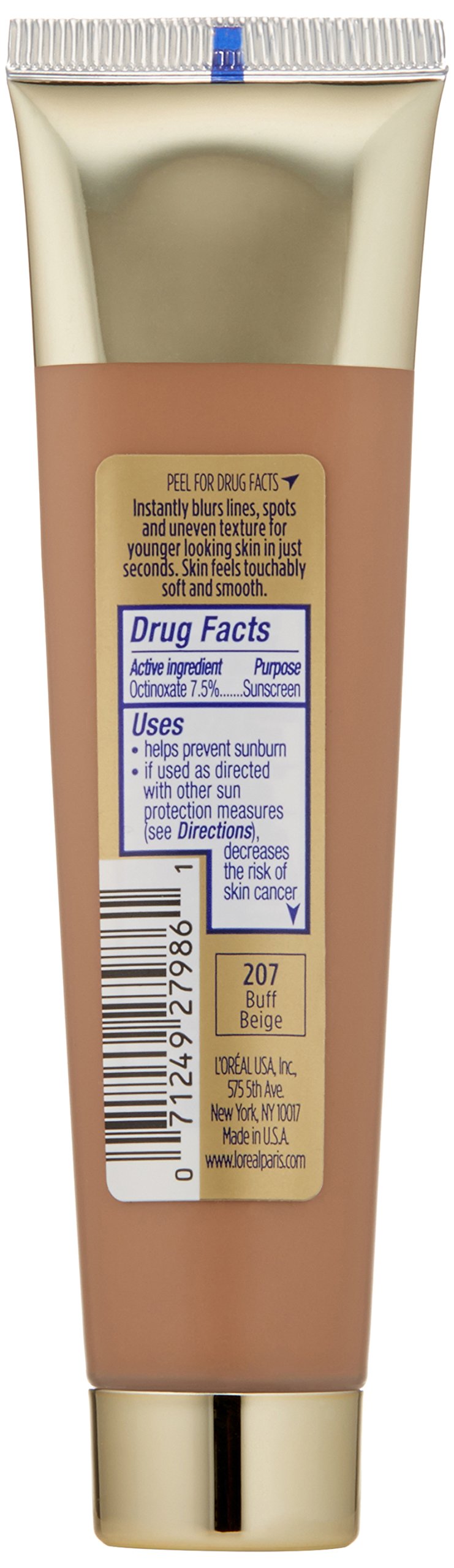 L’Oréal Paris Visible Lift Blur Foundation, 209 True Beige, 1.3 Fluid Ounce