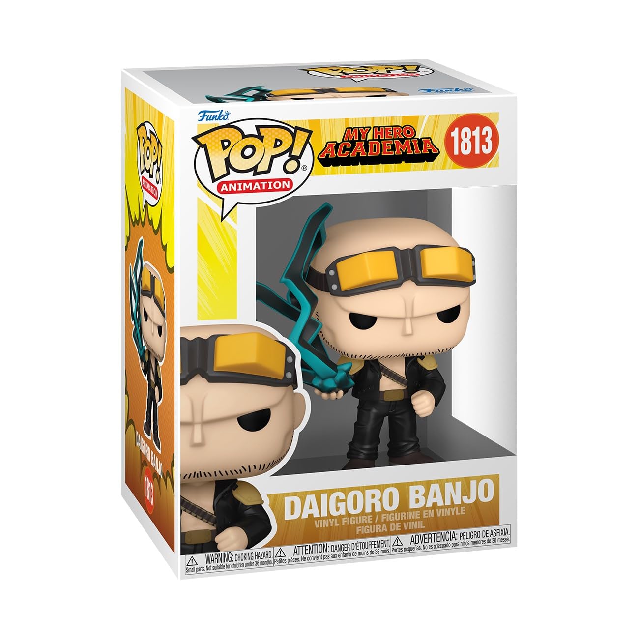 Funko Pop Animation: My Hero Academia (MHA) - Daigoro Banjo - (Black Whip) - Collectable Vinyl Figure - Gift Idea - Official Merchandise - Toys…