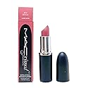 MAC Cosmetics Ximal Sleek Satin Lipstick - 802 Brave (Pink beige with a white pearl) 0.12 Oz / 3.5 g