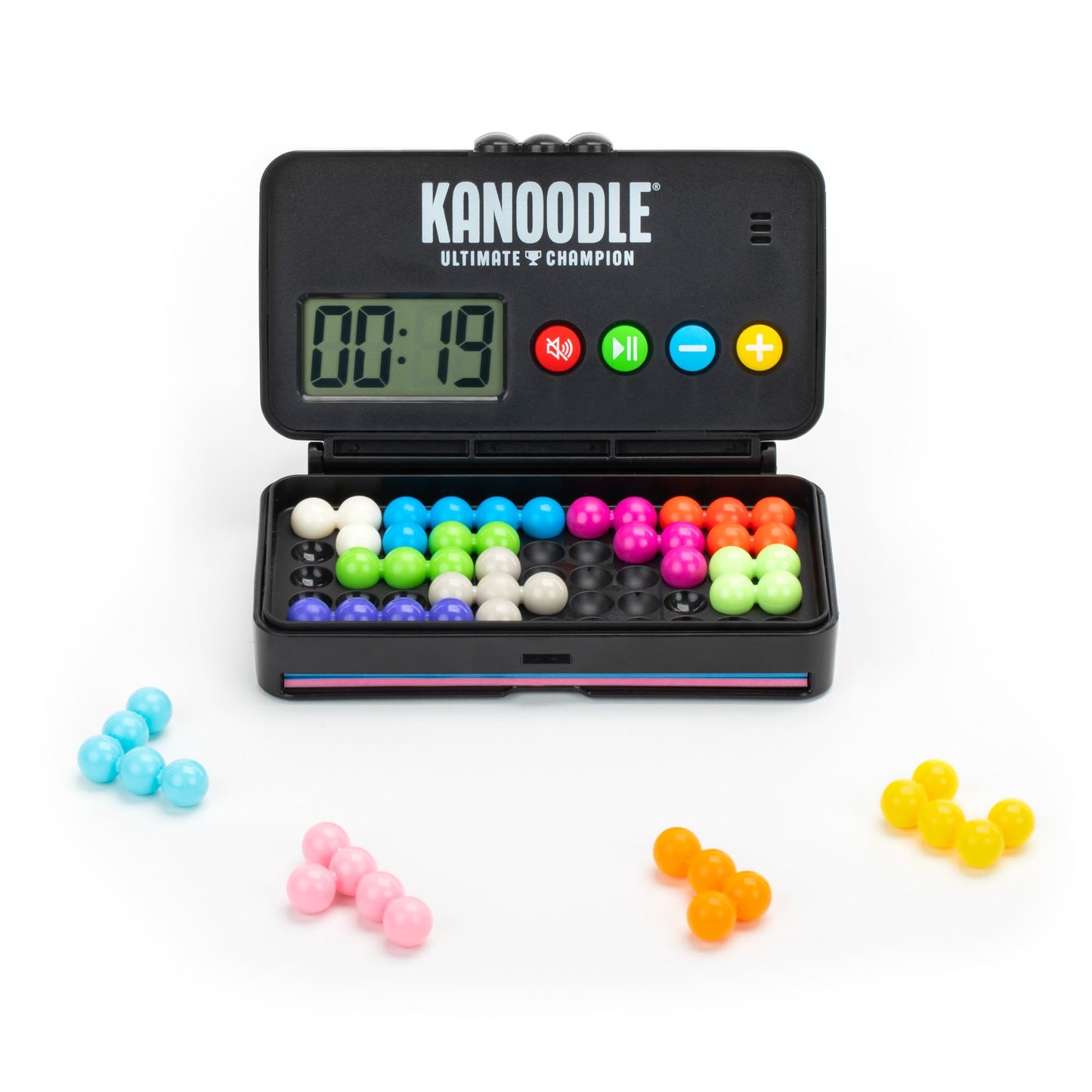 Educational Insights Kanoodle Ultimate Champion – 3D Brain Teaser Puzzle with Timer, Handheld Travel Game for Kids, Teens & Adults Ages 7+