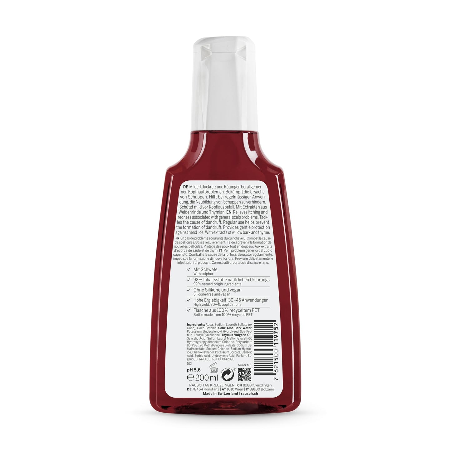 RAUSCH Willow Bark Treatment Shampoo 200 ml