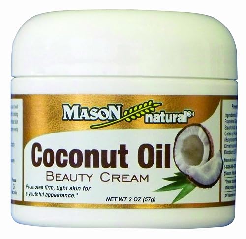MASON natural Coconut Oil Beauty Cream, 2 Ounce (Pack of 2)