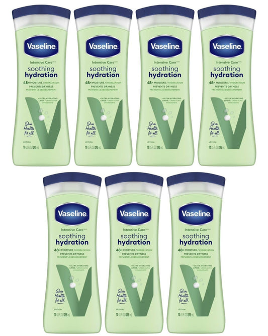 Vaseline Intensive Care Aloe Soothe Non-Greasy Lotion 10 oz (Pack of 7)