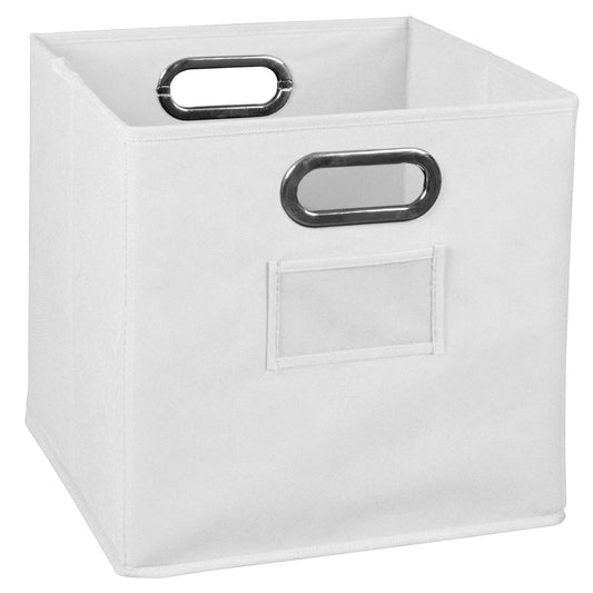 Niche Cubo Folding Fabric Storage Bin, Single, White