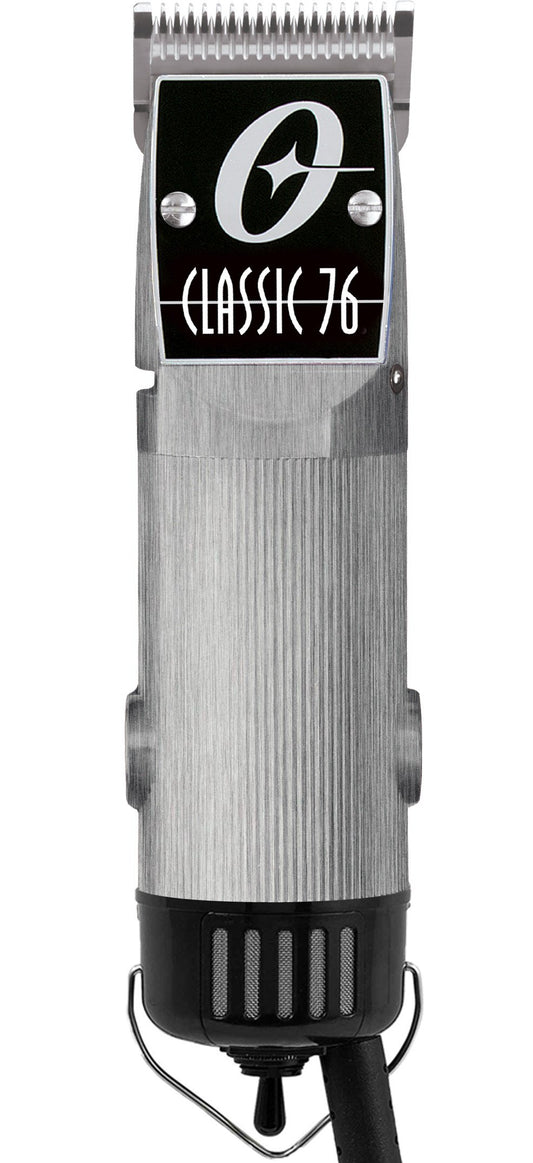 Oster Classic 76 Hair Clipper Professional Pro Salon Brushed Aluminum Color Beauty and Personal Care Oster