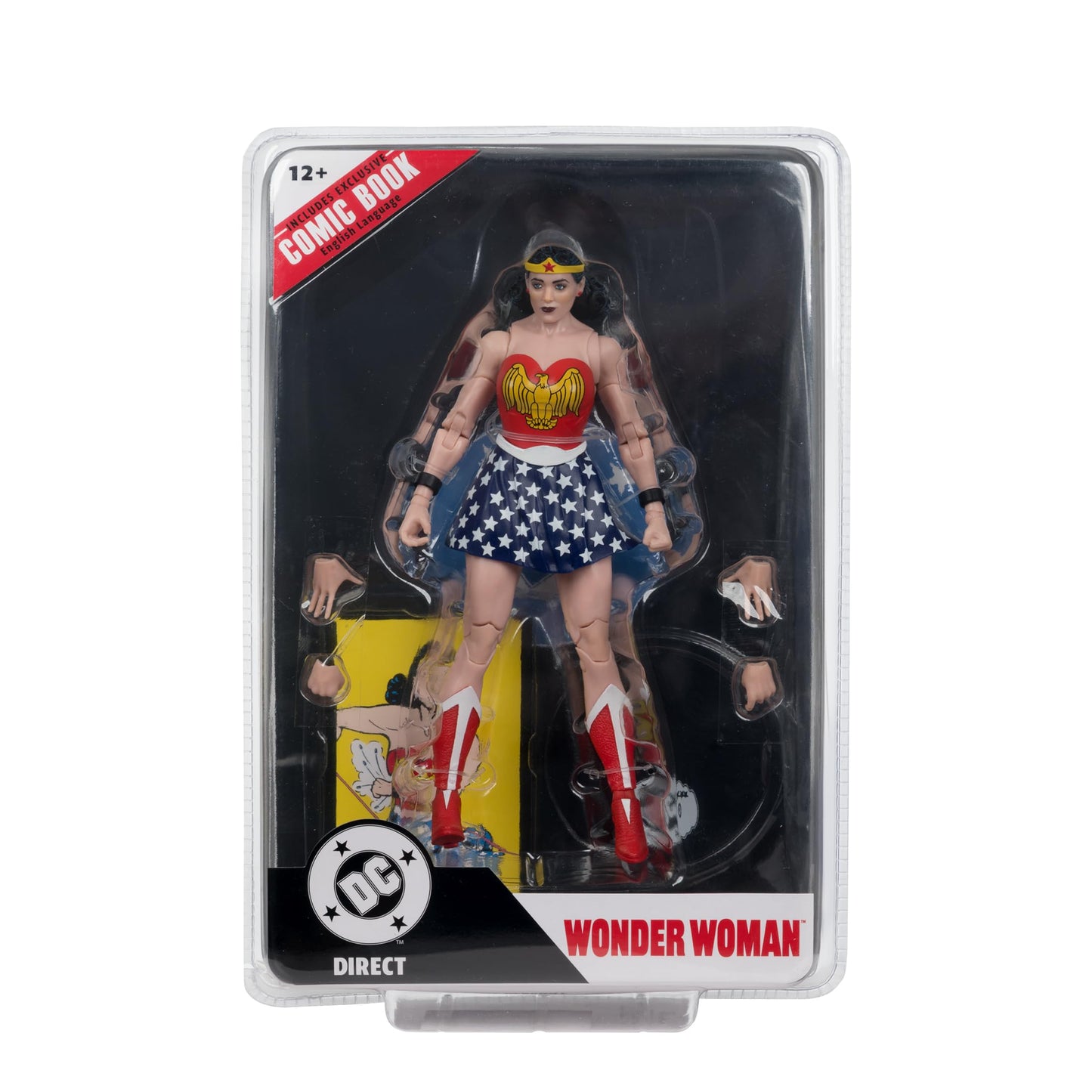 McFarlane Toys- DC Direct Page Punchers Wonder Woman (Wonder Woman #1) 7in Action Figure with Comic
