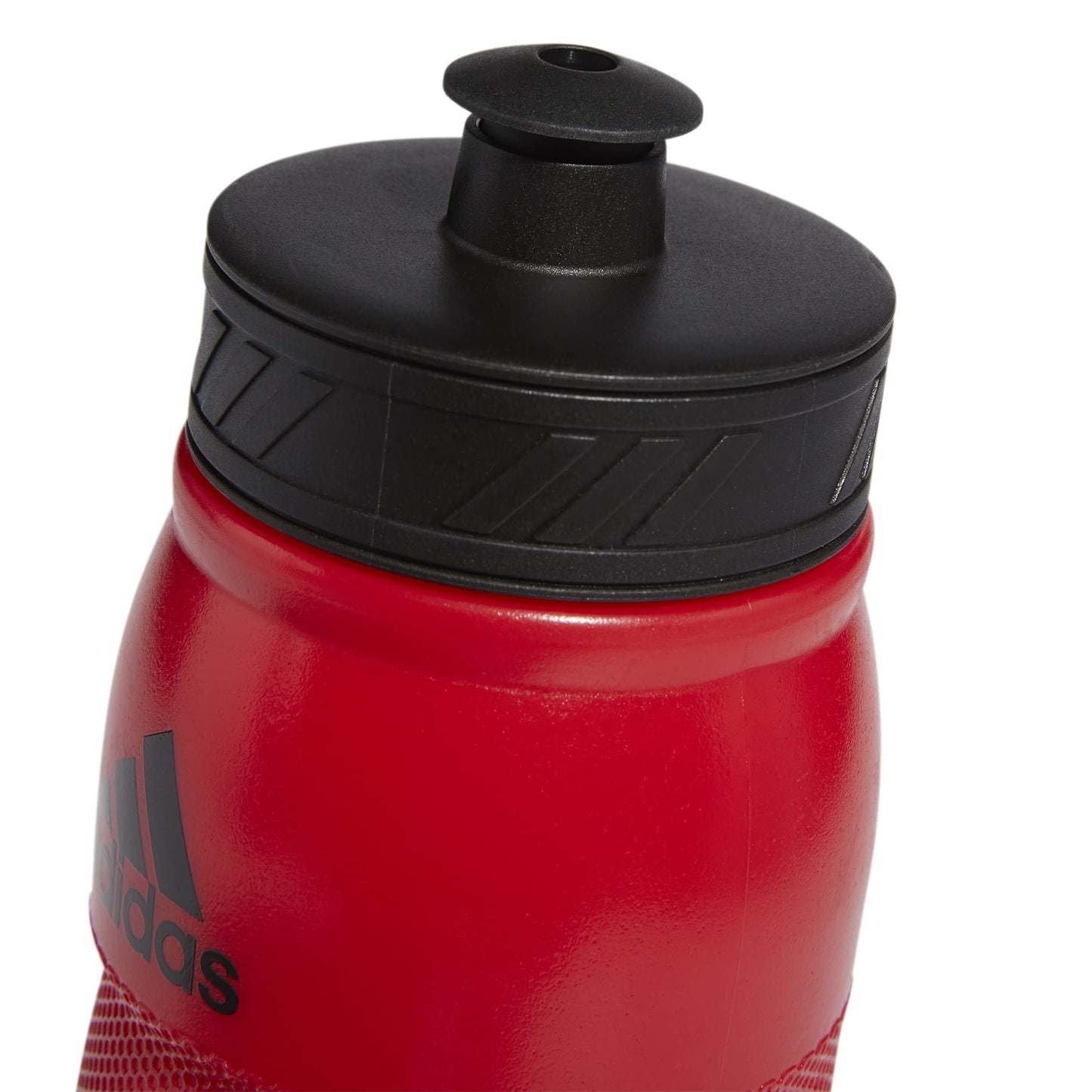 adidas 750 ML (28 oz) Stadium Refillable Plastic Sport Water Bottle, Scarlet Red/Black, One Size