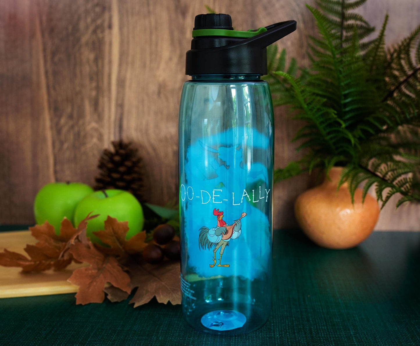 Disney Robin Hood What A Good Day 28-Ounce Water Bottle With Leakproof Lid | BPA-Free Plastic Sports Jug