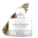 Rumi Cosmetiques HairMagic+ Root Touch Up Powder for Mature Women - Instant Gray Hair Coverage & Hairline Filler - Water-Resistant, Natural Finish