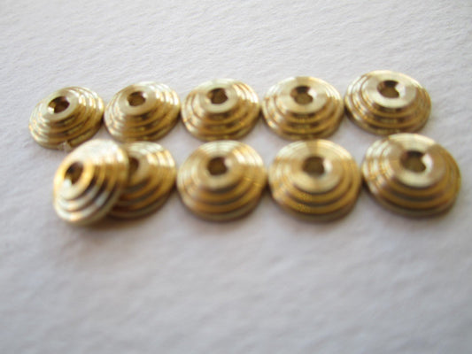 Bulls Eye Collars - Brass (12 Pcs) for Straight Razor Repair Beauty and Personal Care Bulls Eye