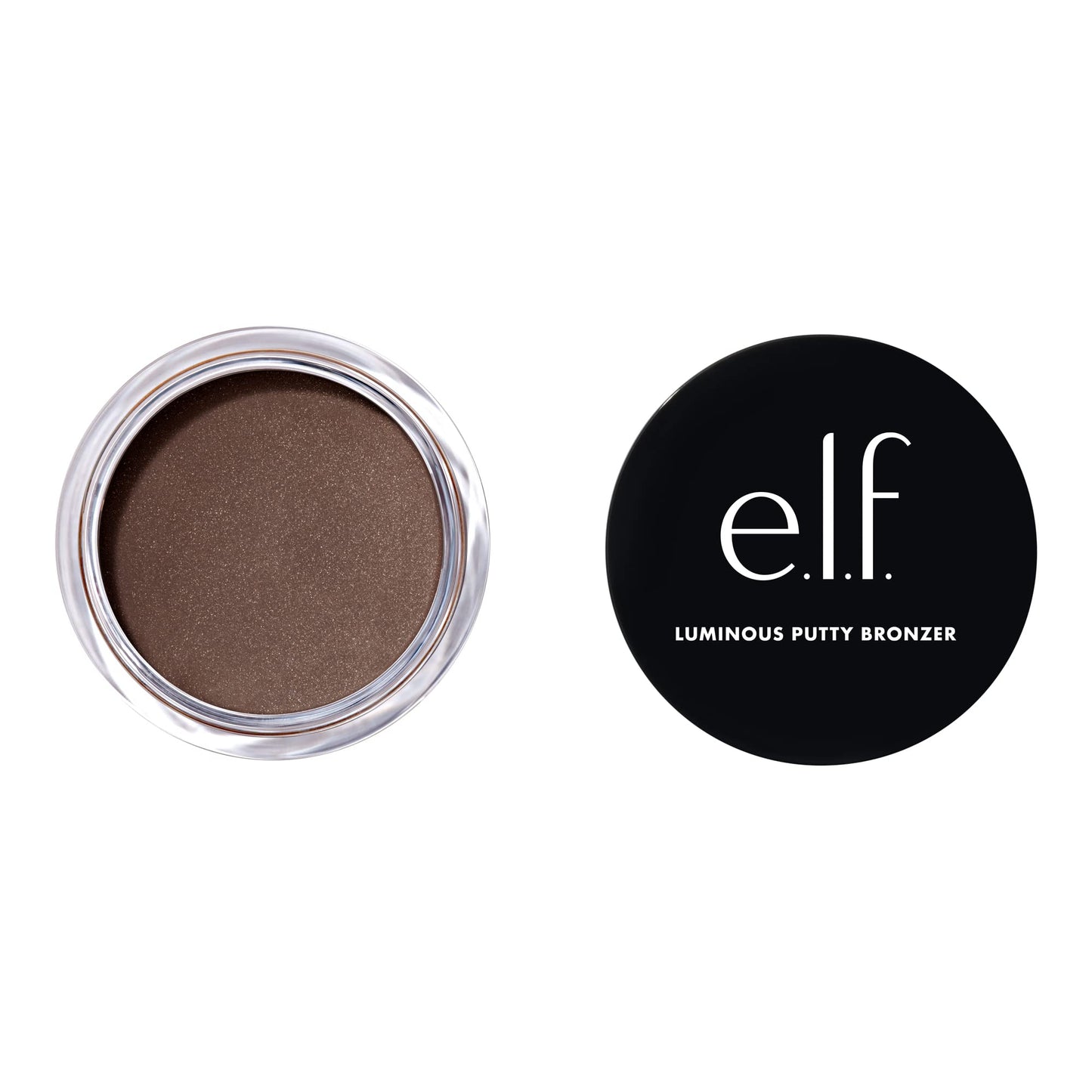 e.l.f. Luminous Putty Bronzer, Lightweight Putty-to-Powder Bronzer For A Radiant, Glowing Finish, Highly Pigmented, Vegan & Cruelty-Free, Island
