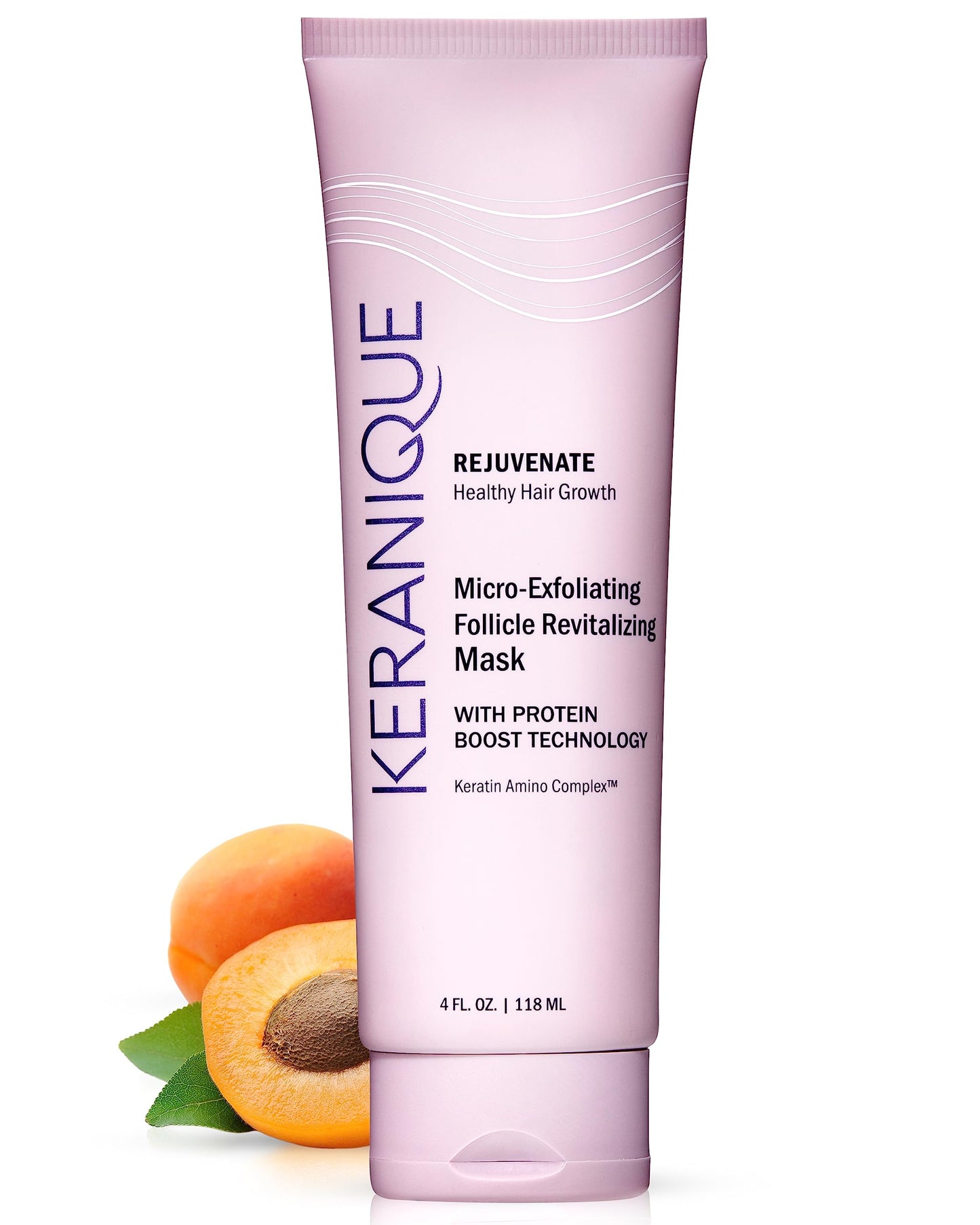 Micro Exfoliating Mask for Scalp & Hair - Keranique Clarifying Scalp Scrub for Women - Cleansing & Moisturizing Scalp Detox Conditioner - Creates
