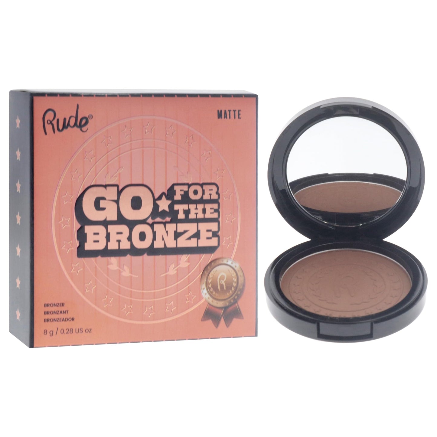 Go for the Bronze - Non Precious Metal by Rude Cosmetics for Women - 0.28 oz Bronzer