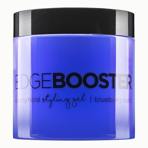 Style Factor EDGE BOOSTER® Strong Hold Styling Gel | Alcohol-Free Hair Gel with Camellia Sinensis Seed Oil for Curly, Wavy & Sleek Styles | Frizz