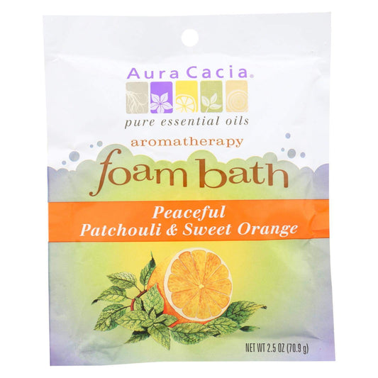 Patchouli Sweet Orange Foam Bath 6 PAK6 Beauty and Personal Care Aura Cacia