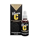Vitamin C Serum with Hyaluronic Acid and Vitamin E | Thin serum quickly sinks into skin for a bright and glow finish | Boost Radiance | Softens fine
