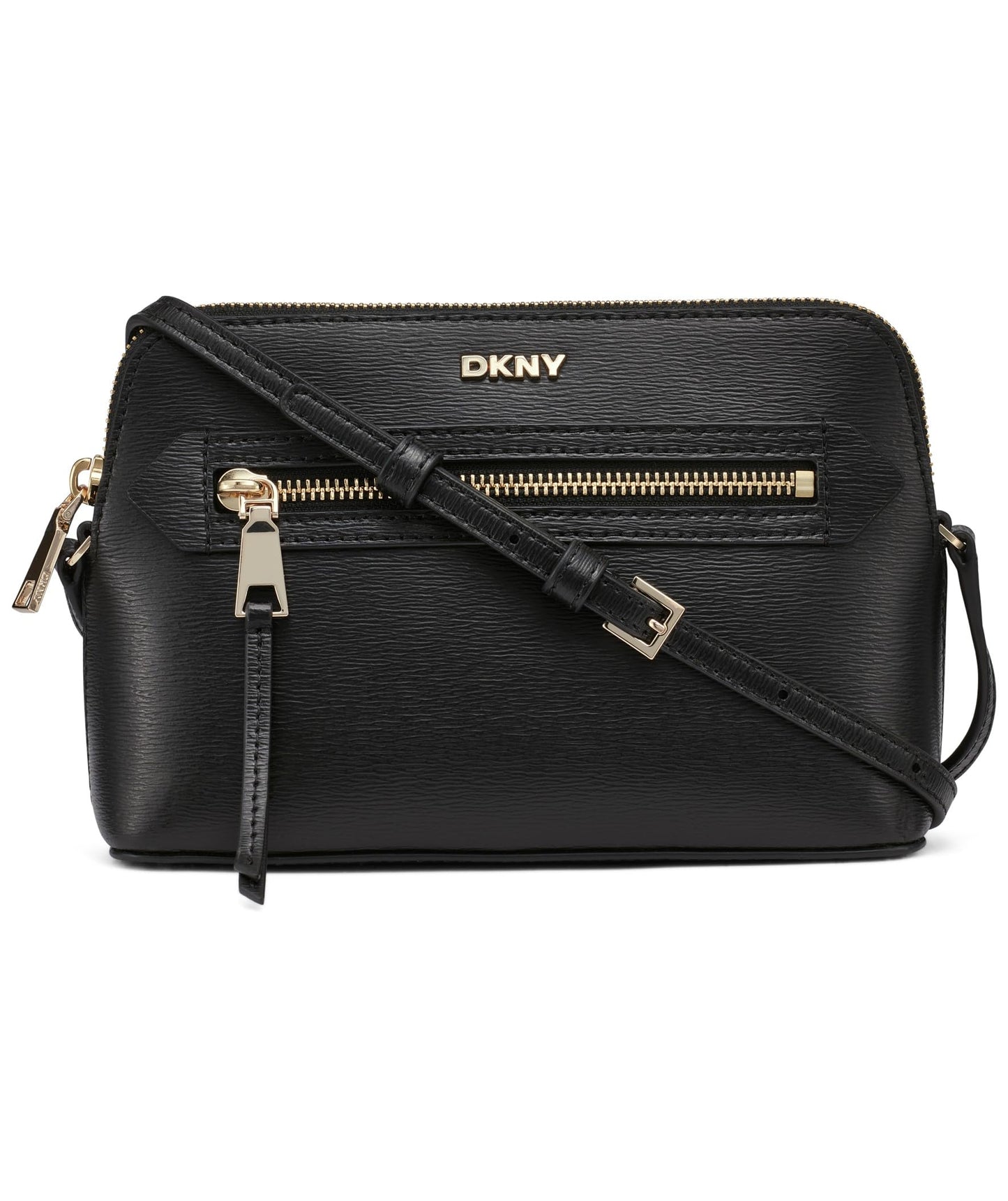 DKNY Women's Bryant AVE TZ Demi Crossbody Handbag, BLK/Gold