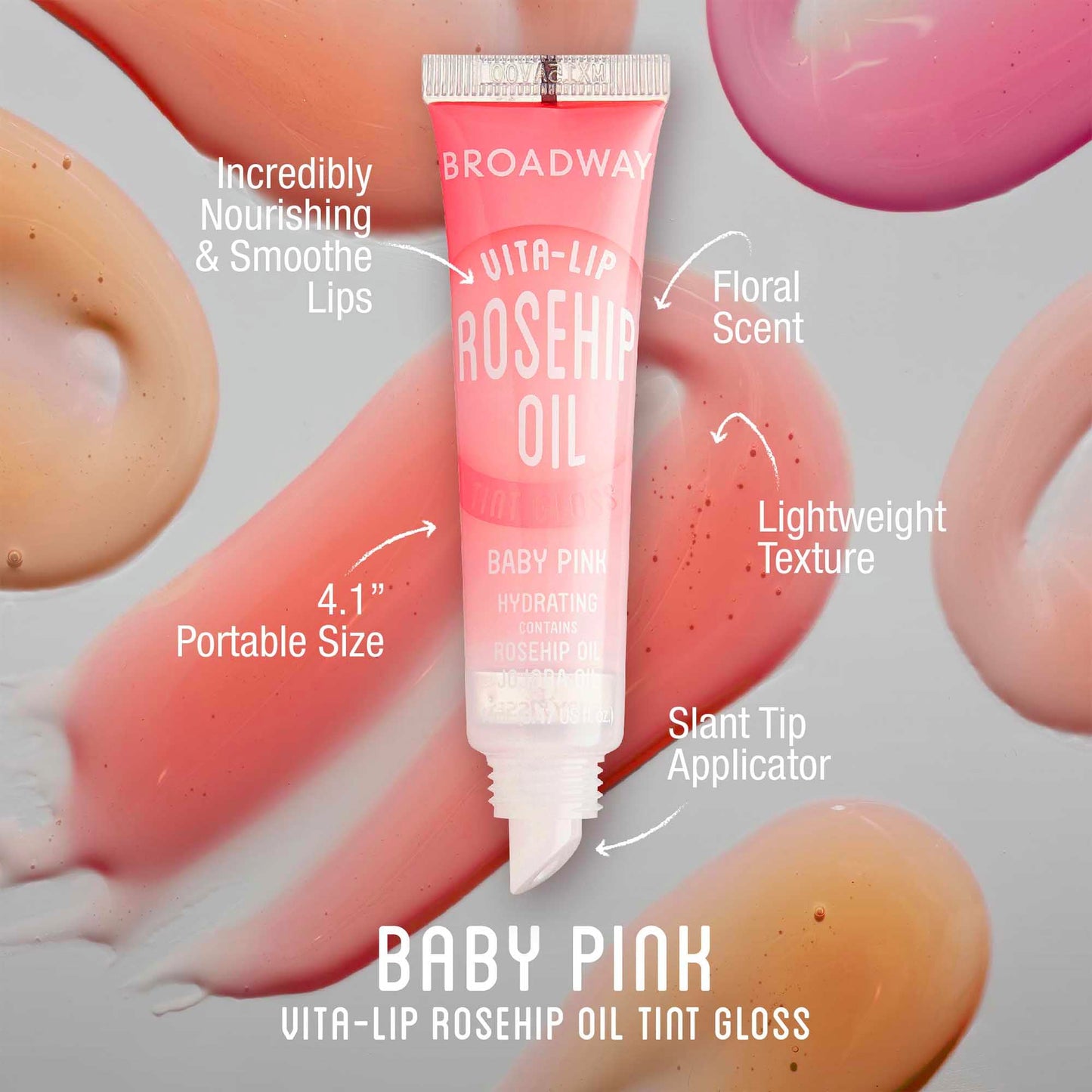 Ruby Kisses Broadway Vita-Lip Tinted & Clear Lip Gloss Set (11 Pack) Ultra-Hydrating & Soothing Formula with Vitamins, High-Shine Non-Sticky Lip Balm