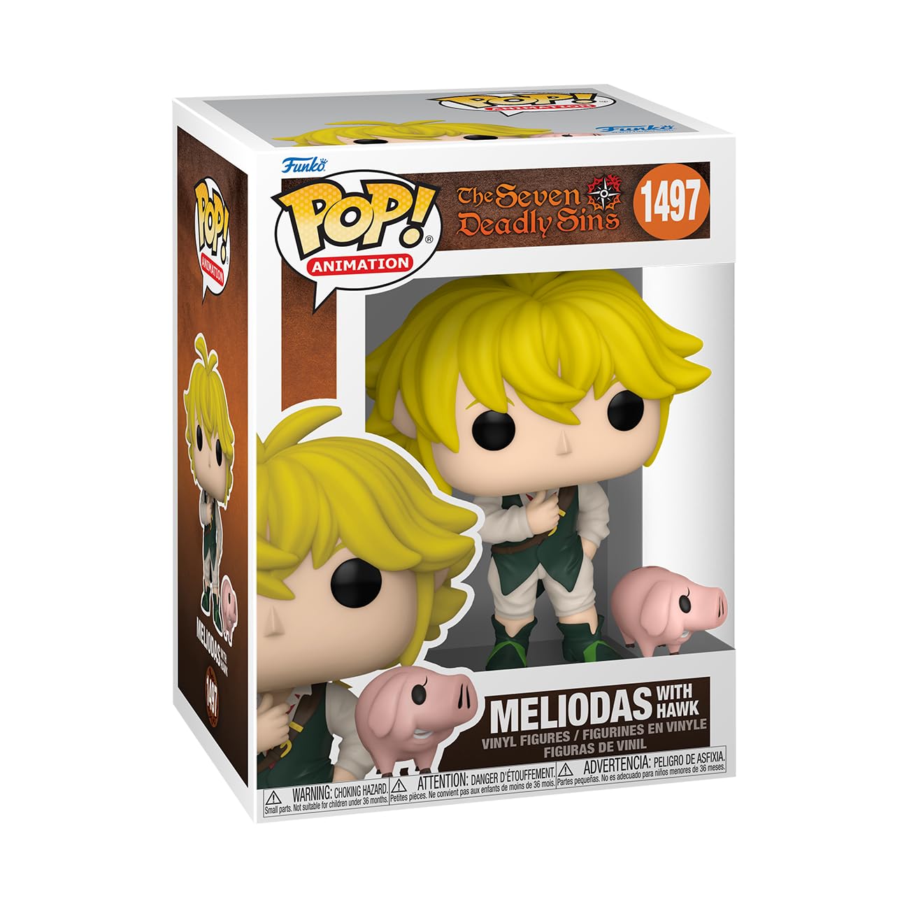 Funko POP! & Buddy: Seven Deadly Sins - Meliodas with Hawk - Collectable Vinyl Figure - Gift Idea - Official Merchandise - for Kids & Adults - Anime…