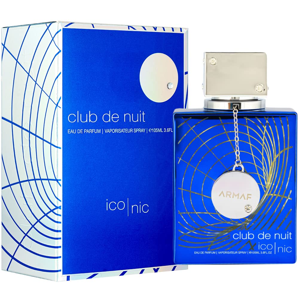 Armaf Club de Nuit Blue Iconic for Men Eau de Parfum Spray, 3.6 Ounce Beauty and Personal Care Armaf