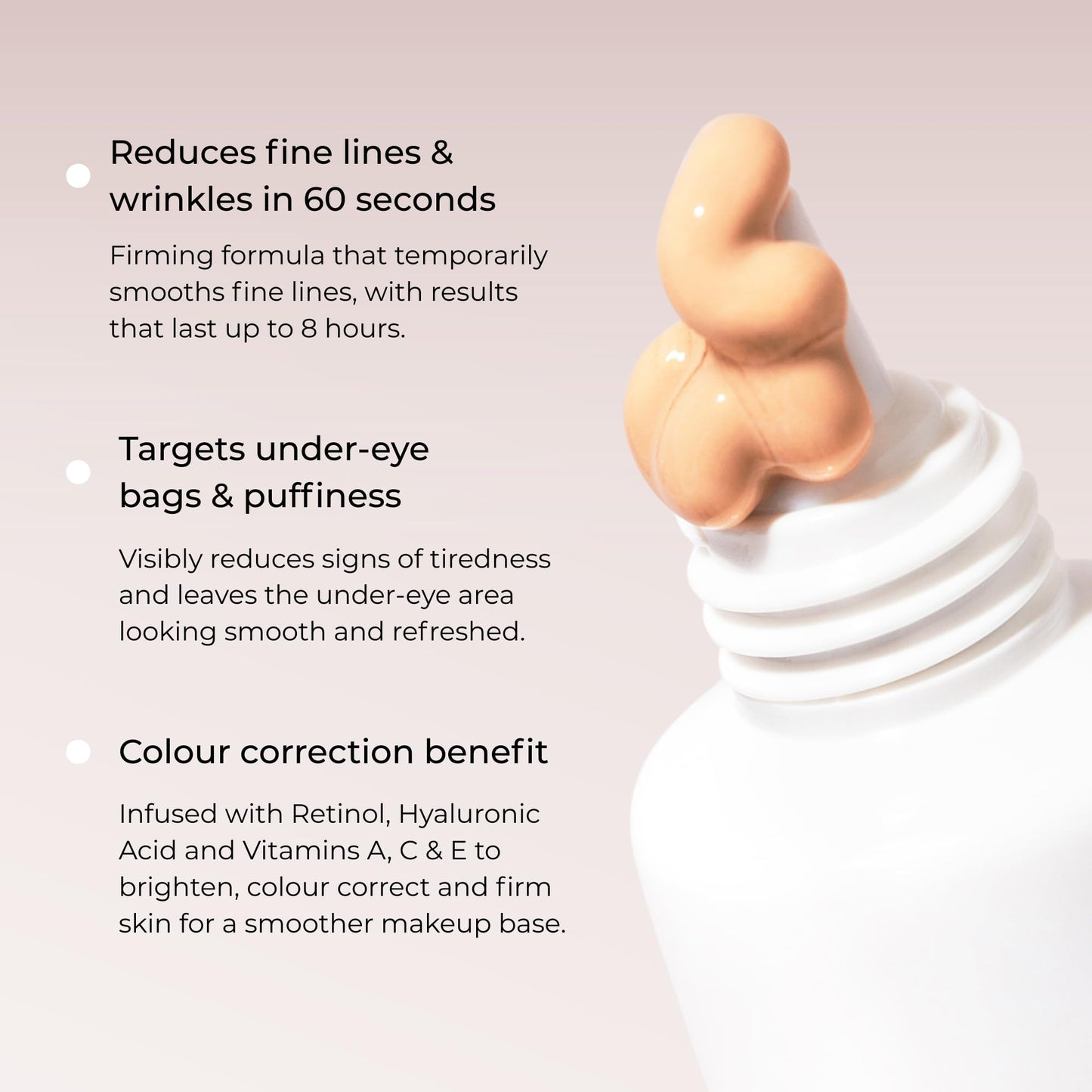 WUNDER2 Wunderlift Instant Eye Tightening Serum, Temporary Firming & Lifting Treatment in 60 Seconds, Reduces Under-Eye Bags, Dark Circles