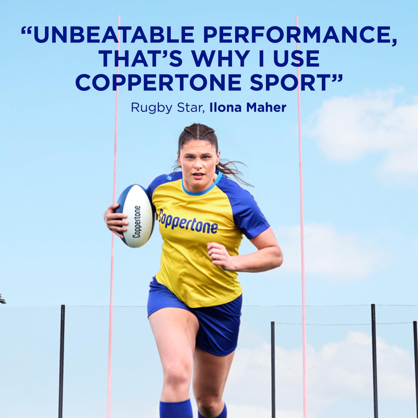 Coppertone Sport Mineral Sunscreen Lotion SPF 50, Water Resistant Sunscreen with Zinc Oxide, 5 Fl Oz Bottle