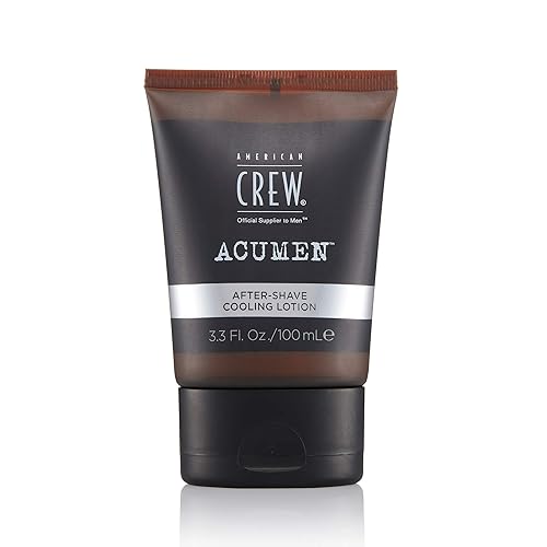American Crew After Shave Lotion for Men, Cooling Dual Action Lotion, 3.3 Fl Oz