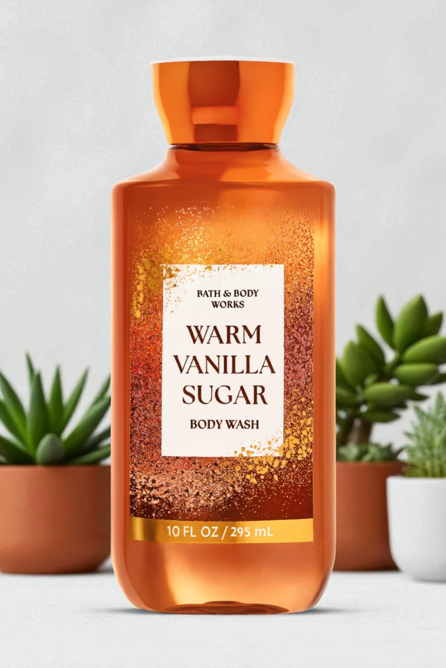 Bath & Body Works Warm Vanilla Sugar Body Wash - 3 Pack - 10 fl oz Each - Shea & Vitamin E - Vanilla, White Orchid & Sandalwood Scent