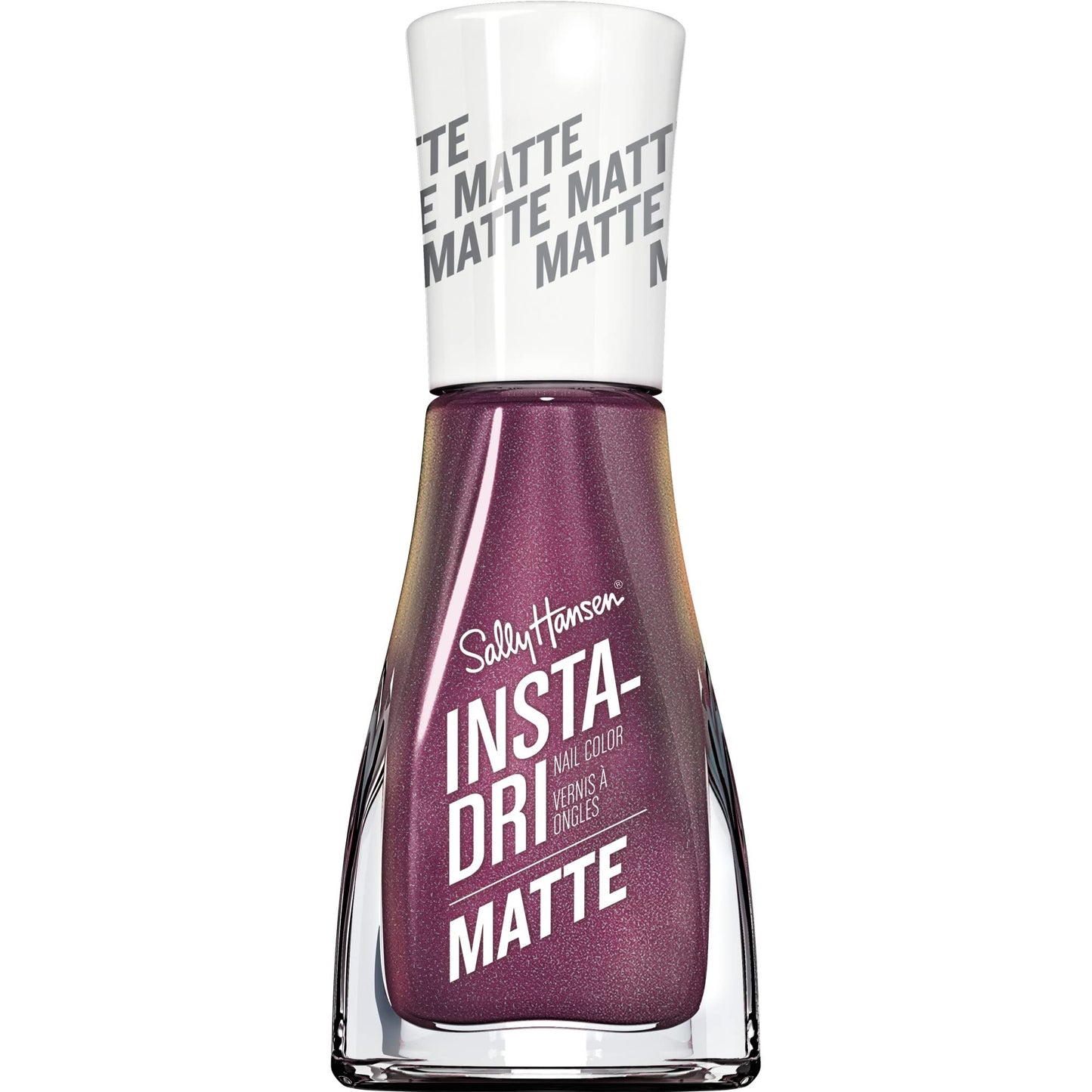 Sally Hansen Insta Dri Matte Metallics, Burnished Wine, 0.31 Fl Oz (Pack of 1) Beauty & Personal Care Sally Hansen