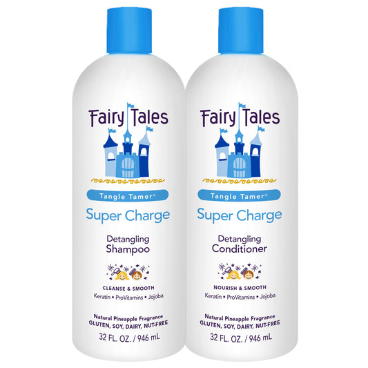 Fairy Tales Tangle Tamer Detangling Shampoo and Conditioner for Kids - Ultra Moisturizing and Anti Frizz Protection - Paraben Free, Sulfate Free - 32 Beauty & Personal Care Fairy Tales