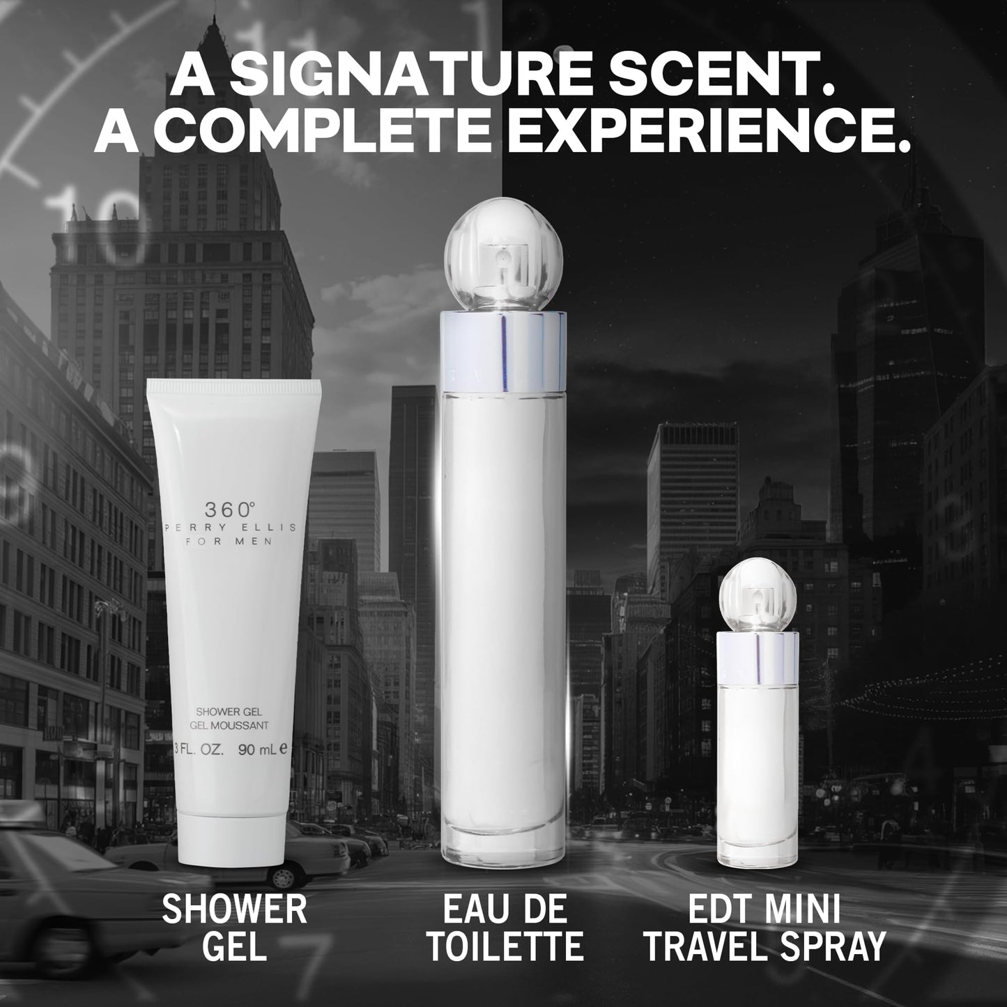 Perry Ellis 360° White for Men 3-Piece Gift Set