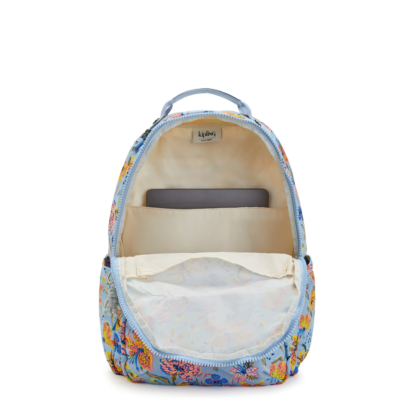 Kipling Women's Seoul 15" Laptop Backpack, Durable, Roomy with Padded Shoulder Straps, Built-In Protective Sleeve