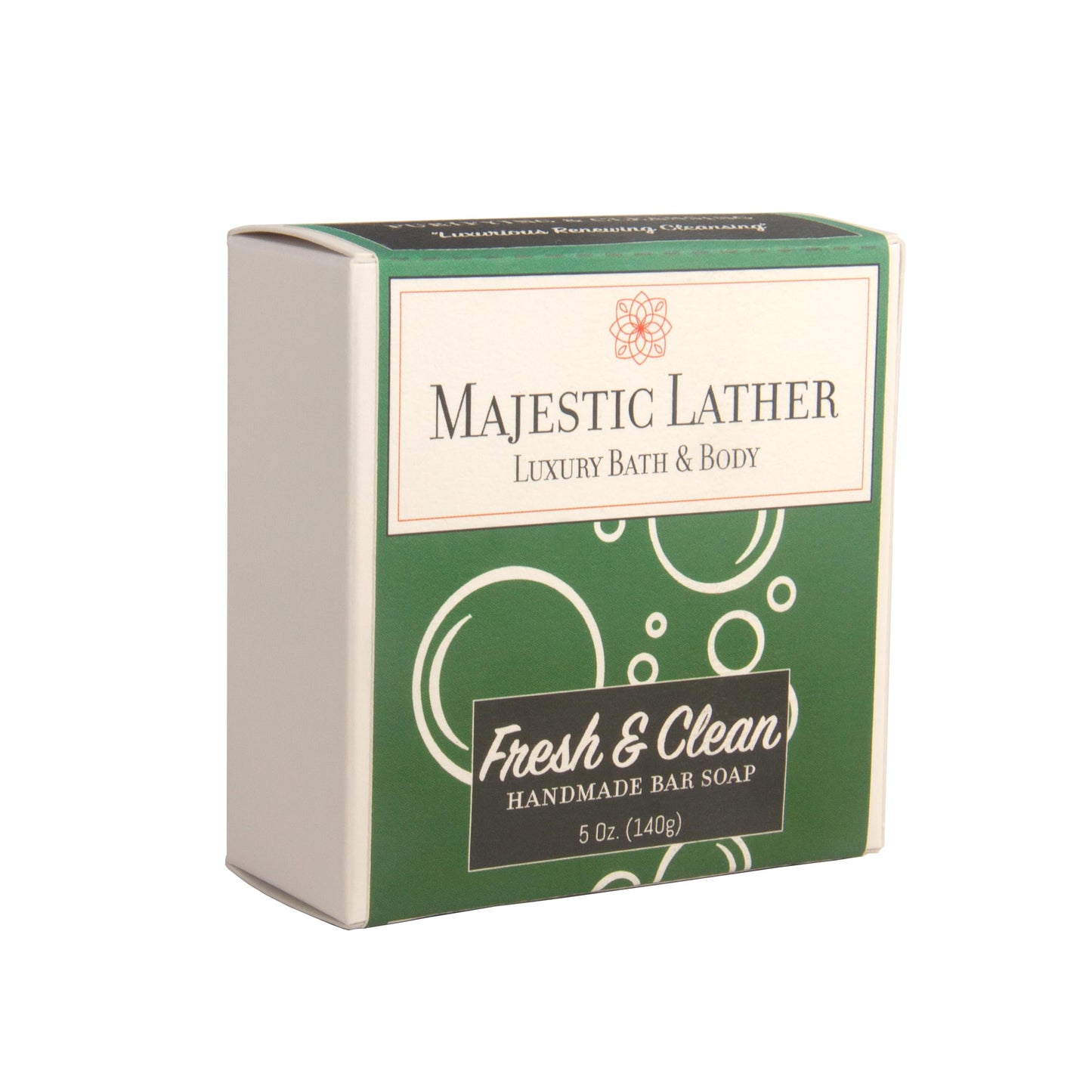 Fresh & Clean Luxury Bar Soap for Face, Body, Oily & Sensitive Skin, Eczema, Psoriasis and ACNE. Purifying & Nourishing with Activated Charcoal