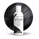 Adore Semi Permanent Hair Color (118 Off Black) | Vegan & Cruelty-Free Black Hair Dye | No Ammonia, No Peroxide, No Alcohol | 4 Fl Oz