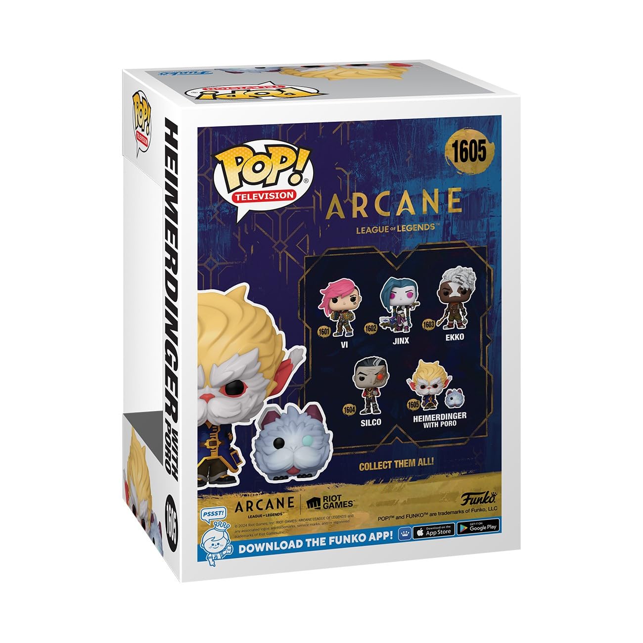 Funko POP TV: Arcane LOL- Heimerdinger with Poro - Arcane: League of Legends - Collectable Vinyl Figure - Gift Idea - Official Merchandise - for Kids…