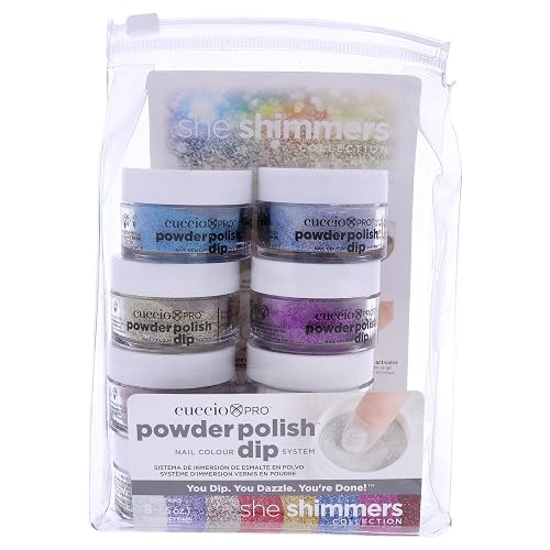 Cuccio Pro Powder Polish Nail Colour Dip System - She Shimmer 8 X 0.5 Oz, 8count Beauty & Personal Care Cuccio