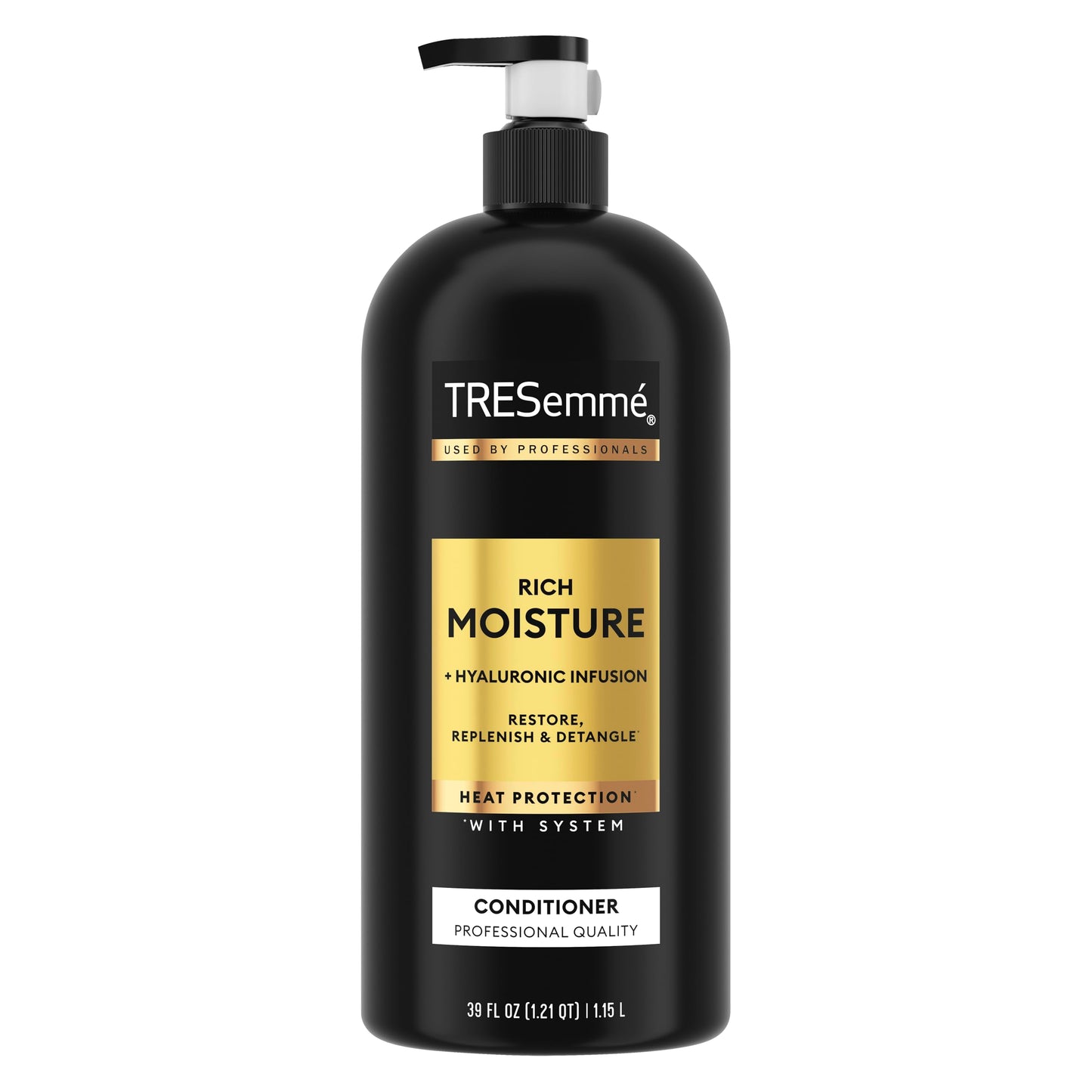 TRESemmé Rich Moisture Moisturizing Conditioner with Pump with Up to 72H Hydration for Dry Hair, with Pro Style Technology Formula for Dry Hair Beauty and Personal Care TRESemmé Default Title