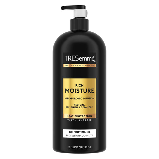 TRESemmé Rich Moisture Moisturizing Conditioner with Pump with Up to 72H Hydration for Dry Hair, with Pro Style Technology Formula for Dry Hair Beauty and Personal Care TRESemmé Default Title