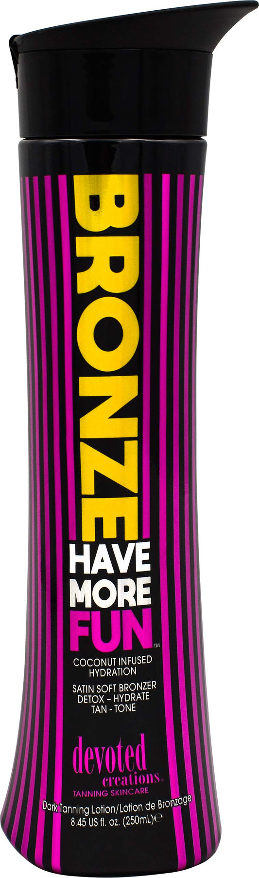 Devoted Creations Bronze Have More Fun Bronzer Tanning Lotion 8.45 oz Beauty & Personal Care Devoted Creations