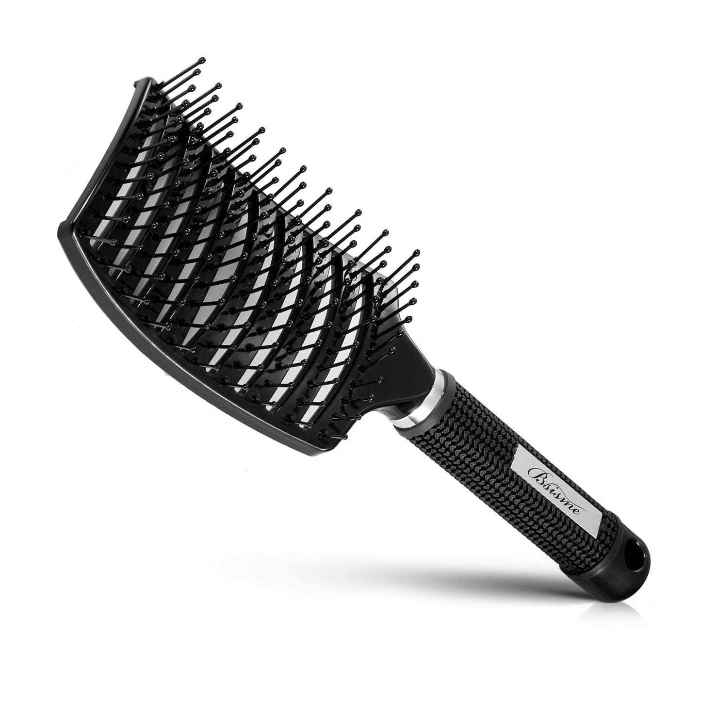 Hair Brush, Curved Vented Detangler Brush Faster Blow Drying for Women, Men Beauty and Personal Care Bsisme Default Title