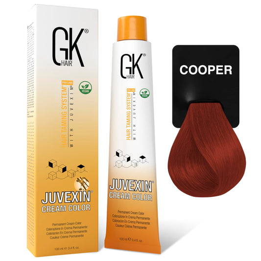GK HAIR Global Keratin Professional Hair Color Cream Tube (3.4 Fl Oz/100ml) Nourishing & Cleansing Colors for Styling High Performance Long Lasting Beauty & Personal Care GK HAIR
