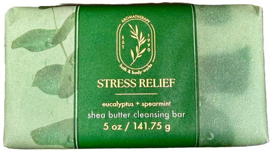 Bath & Body Works Shea Butter Cleansing Bar - Soap Bar - 5 oz each (Eucalyptus and Spearmint) Beauty & Personal Care Bath & Body Works