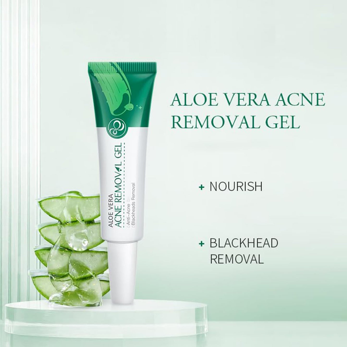 MIESCHER Organic Aloe Vera Gel - with Fresh Aloe Gel for Face and Body, Skin Care for Deeply & Rapidly Moisturizing, Firming, Sunburn Relieve Skin