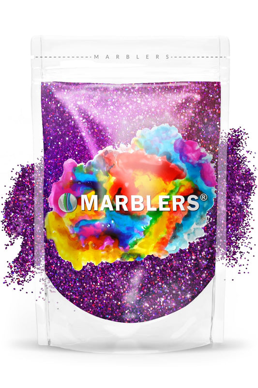 MARBLERS Holographic Glitter [Holo Magenta] 3oz (85g) | Fine | Non-Toxic, Vegan, Cruelty-Free | Face, Body, Eyeshadow, Hair, Festival, Party Makeup |