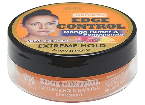 On Natural Edge Control Extreme Hold-Mango Butter and Pomegranate (3.4oz)